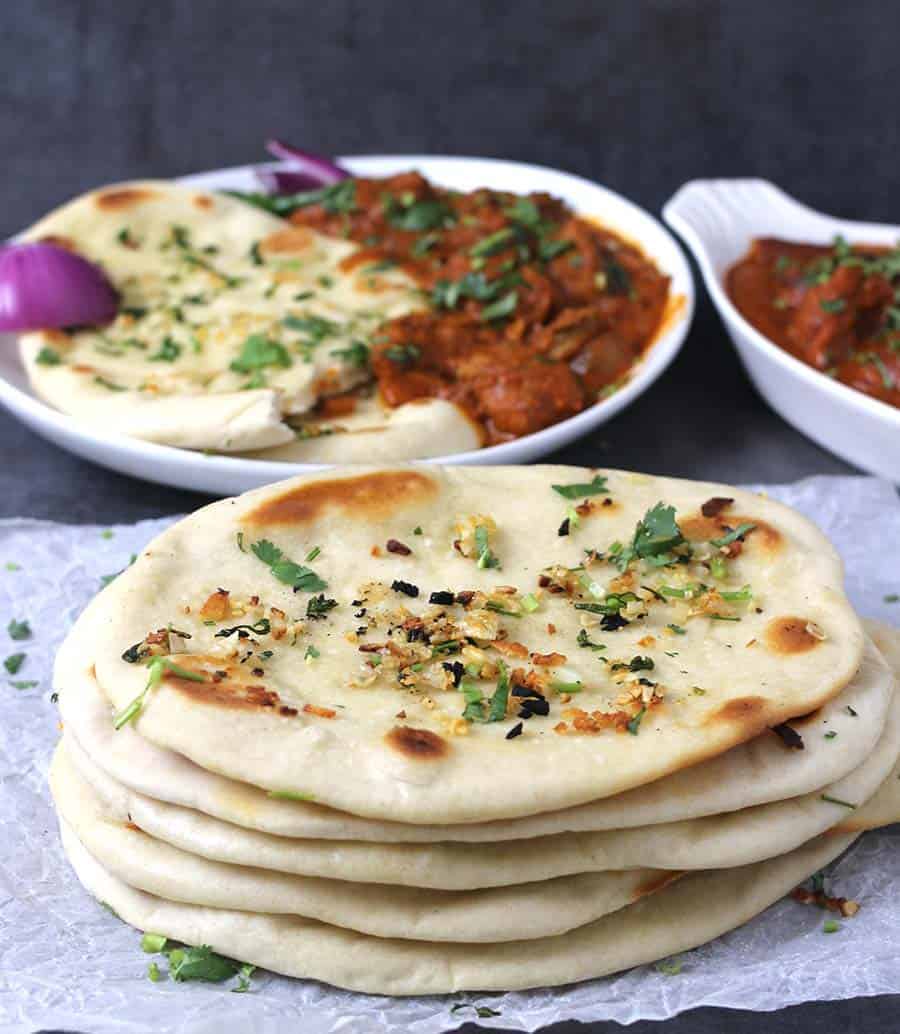 Crispy Tandoori Garlic Naan