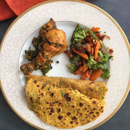 कुरकुरी मेथी रोटी