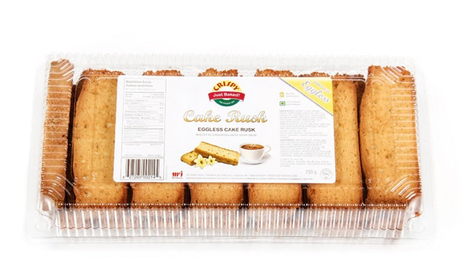 Crispy Eggless Cake Rusk