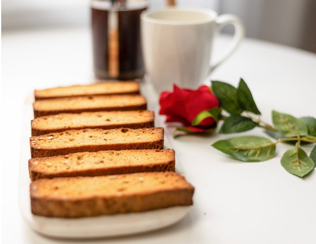 Crispy Eggless Cake Rusk