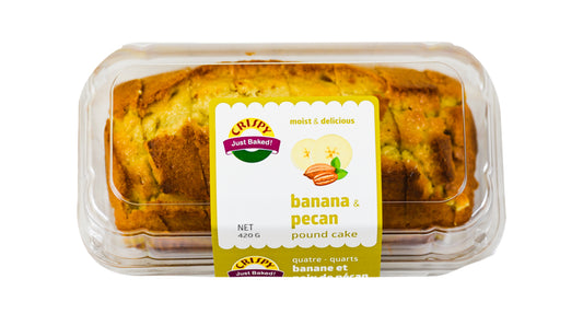 Banana Pecan Pound Cake