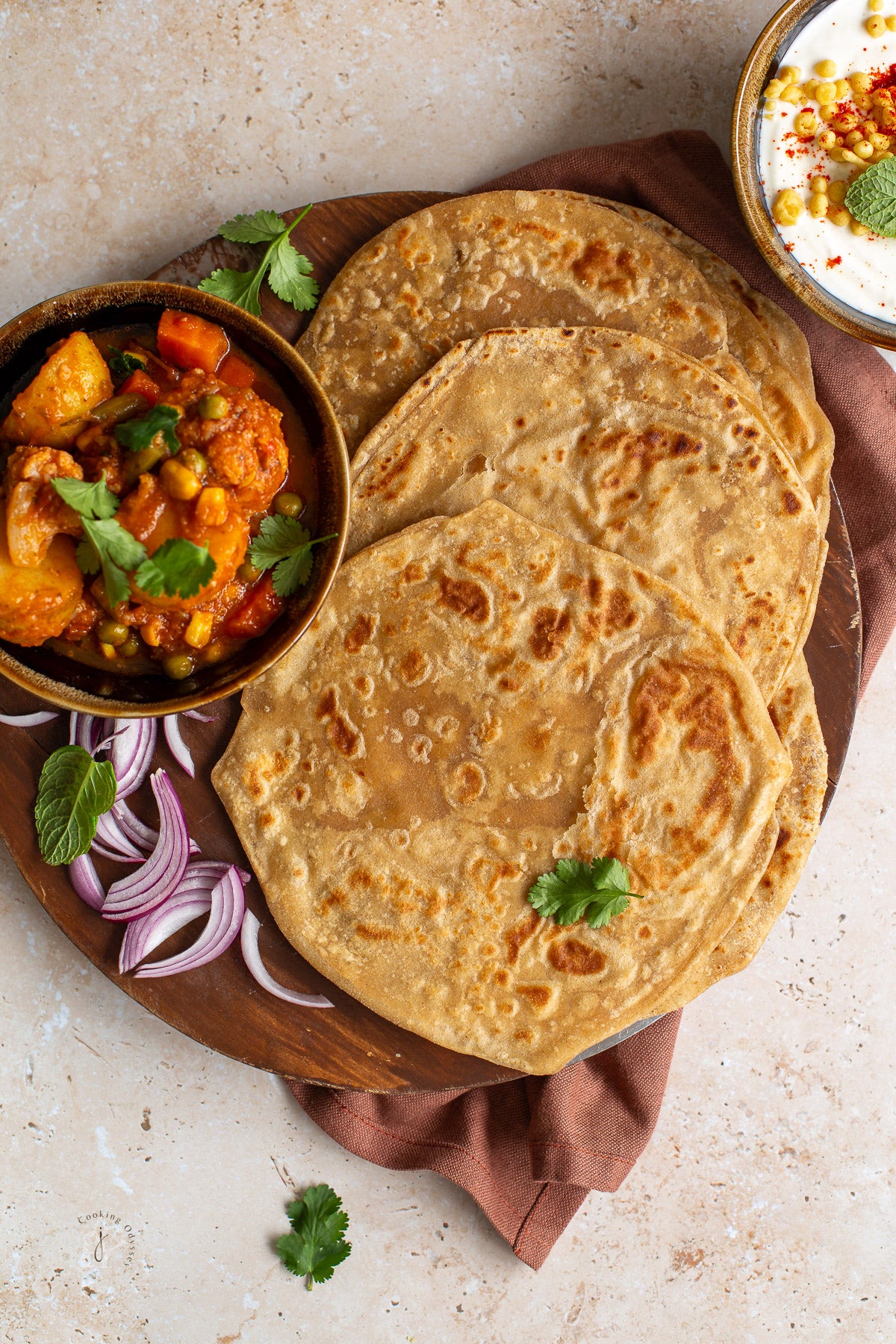 Crispy Whole Wheat Roti