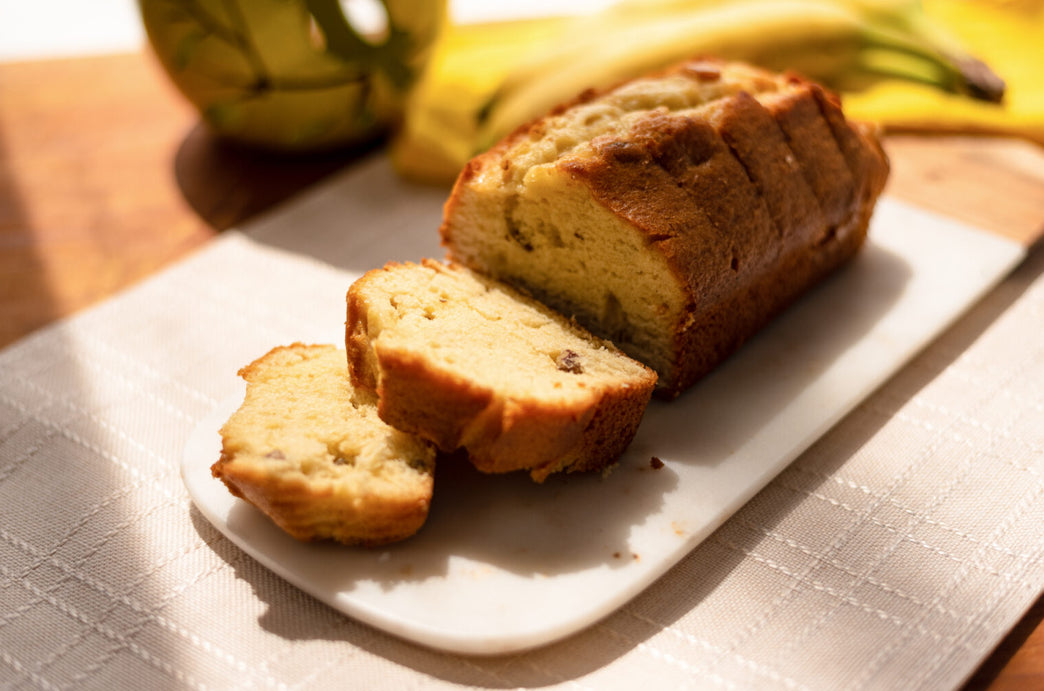 Banana Pecan Pound Cake