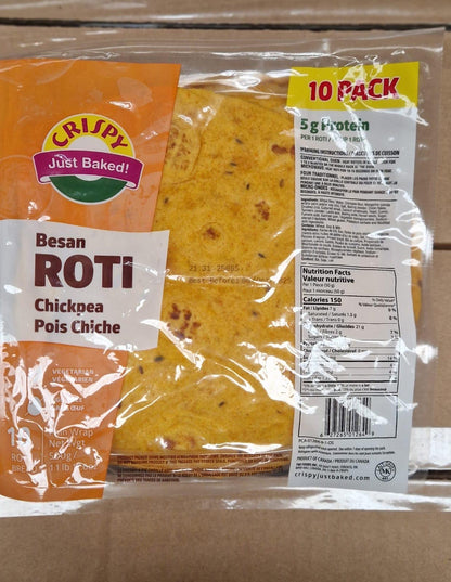 Crispy Besan [Chickpea] Roti