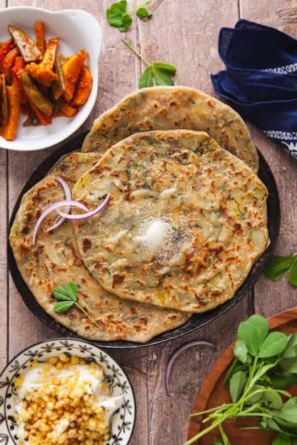Crispy Methi [fenugreek] Roti
